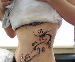 Tatuaje de Dragon tribal