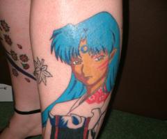 Tattoo de Sesshomaru manga y anime Inuyasha