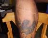 Tatuaje de Martin Palermo en el tobillo