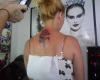 Rose back tattoo