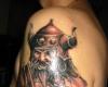 Vikingo con escudo del Real Madid