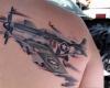 P-51 Mustang WWII Airplane Tattoo