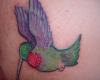 Favourite humming bird tattoo