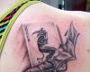 Batman and Joker Tattoo by Billy Toler at Cherry Bomb Tattoos