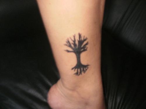 Arbol en el tobillo