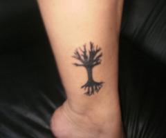 Arbol en el tobillo