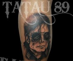 Retrato de Michael Jackson