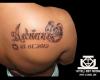 Tatuaje de nombre Adriana en cursiva
