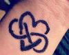 Small infinity heart tattoo