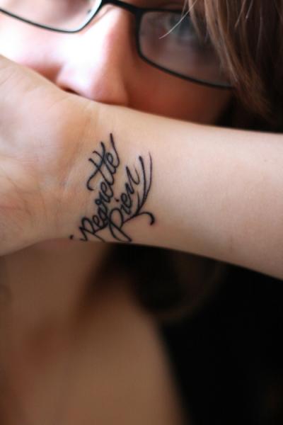 Regret Nothing Tattoo