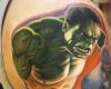Incredible Hulk color tattoo