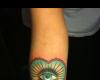 Eye heart skull