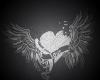 Corazon gris para tatuarse