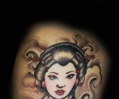 Geisha tattoos for men and women