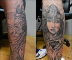Tatuajes de guerreros vikingos