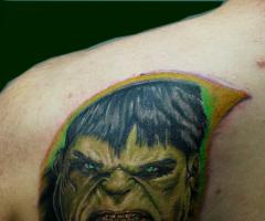 hulk tattoo