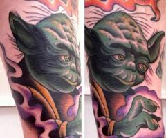Yoda tattoo