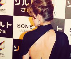 Angelina Jolie Tiger Tattoo