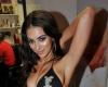 Georgia Salpa with a cherry blossom tattoo
