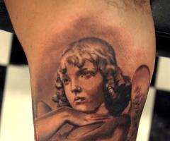Tattoo escultura Angel Monteverdi