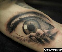 Ojo con dedos