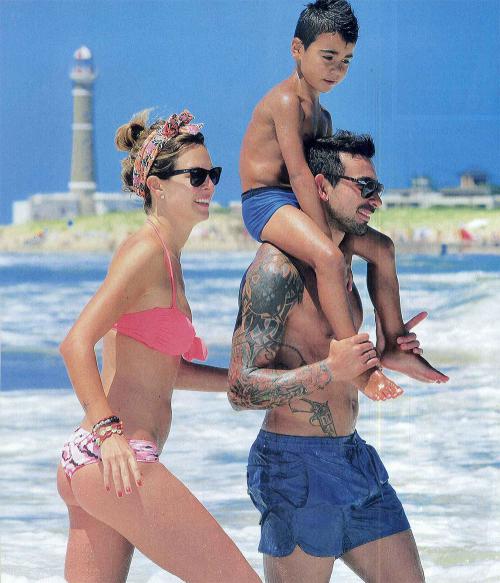 Tatuaje en el brazo completo del Pocho Lavezzi