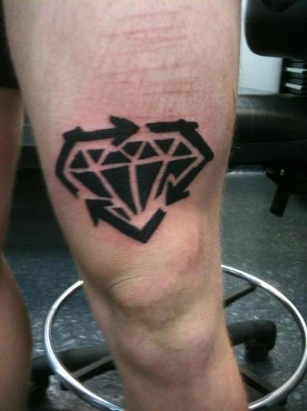 Diamond logo off the Stick To Your Guns Album