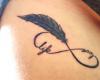 Life and love infinity tattoo