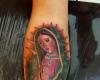 Virgen y rosa