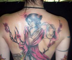 Geisha tattoos for men and women