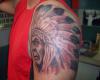 Rostro de jefe indio