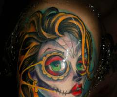 La catrina bien colorida