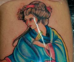 Geisha tattoos for men and women