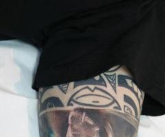 Realistic tattoo design
