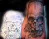 Calavera con rata