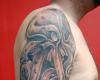 Pulpo con sombras realista
