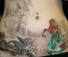 Mermaid tattoo designs