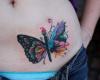 Butterfly paint brush