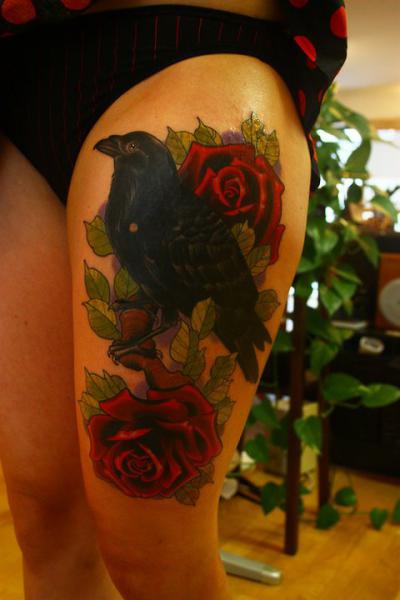 Tatuagens de corvos