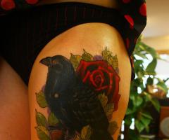 Tatuagens de corvos
