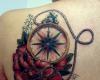 Tatuagem de bússola