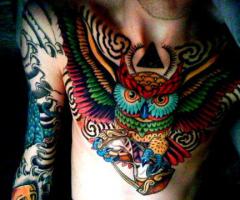 Tatuagens de corujas
