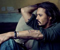 Johnny Depp arm tattoos