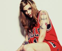 Chicago Bulls sexy girl tattoo