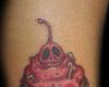 Jack Skellington Cherry Cupcake tattoo