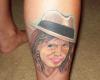 Steven Tyler American Idol leg tattoo