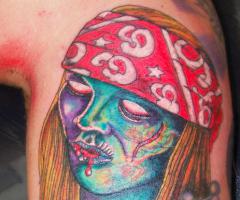 Zombie Axl Rose tattoo