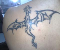 Erluto Art dragon tribal