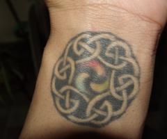 Celtic knot tattoo