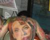 Tattoo Rostro de mujer espalda completa